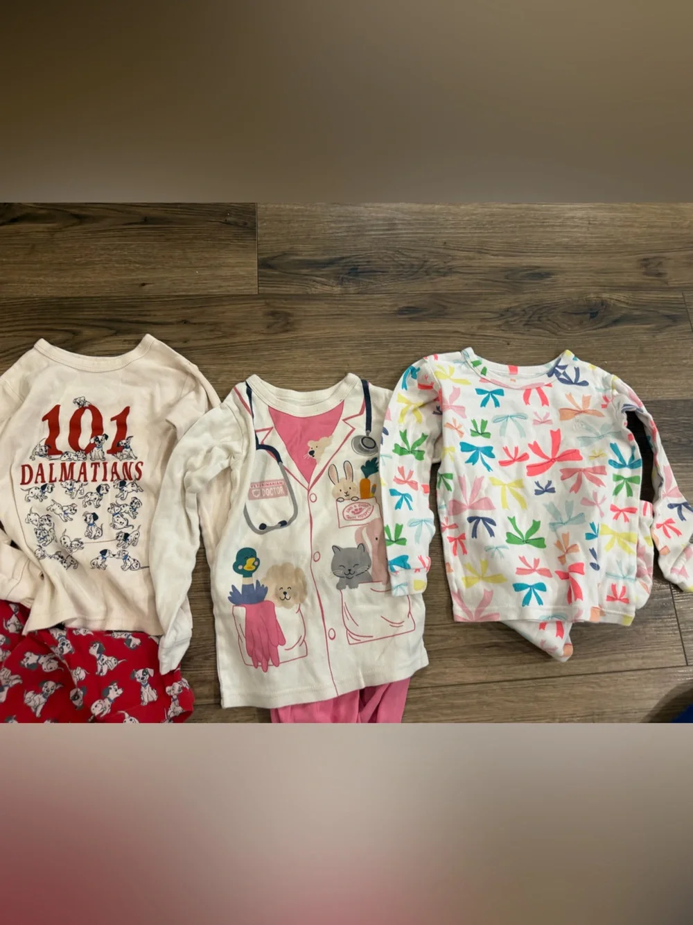 Baby Gap Pajama PJ Set bundle - girls size 6- Long Sleeve top/pants- GUC
